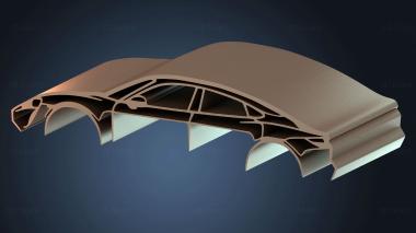 3D model Porsche Taycan (STL)