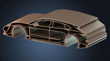 3D model Porsche Taycan Turbo Cross Turismo (STL)