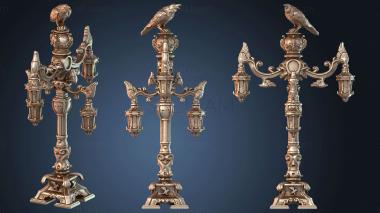 3D model Props Candlele Tall (STL)