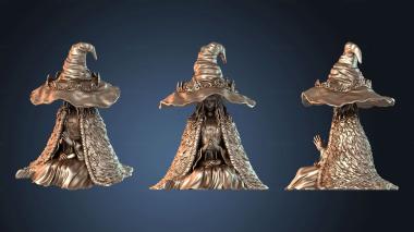 3D модель Ранни, ведьма-шляпа Киджай (STL)