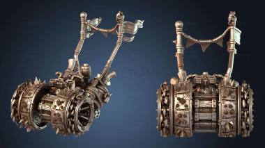 3D model Ratmen Great Death Roller Bladed (STL)