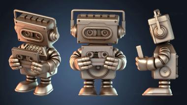 3D model Retro Tape Robot (STL)