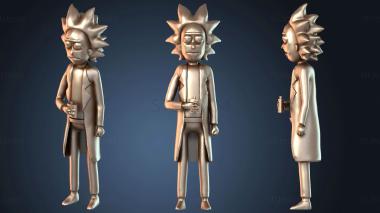 3D model Rick Sanchez and Morty (STL)