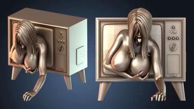3D model Sadako The Ring haunting (STL)
