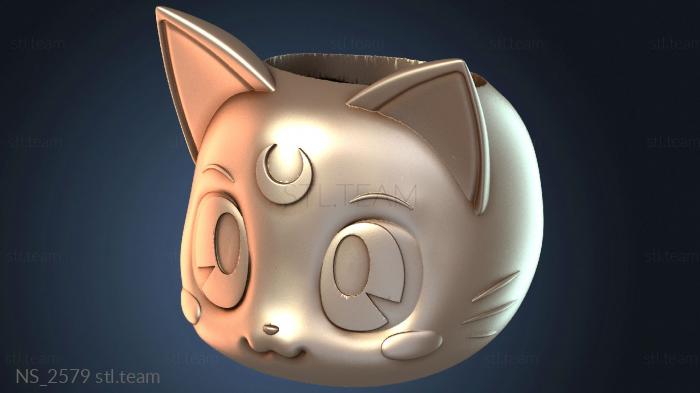 Нестандарт Sailor Moon Luna Artemis Diana Planter