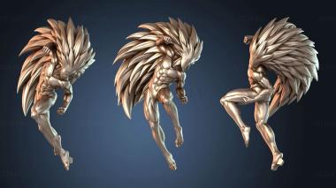 3D model Saitama vs Boros One Punch Man Nom Figures (STL)