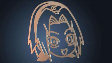 3D model Sakura (STL)