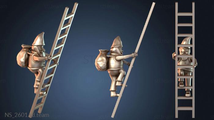 Нестандарт Santa on Ladder