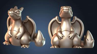 3D модель Скрэзионе Чаризард (STL)