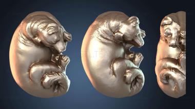 3D модель Спящая собака (STL)