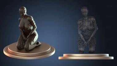 3D model Sliced the Girl (STL)