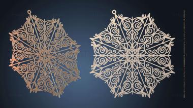 3D model Snowflake delicate (STL)