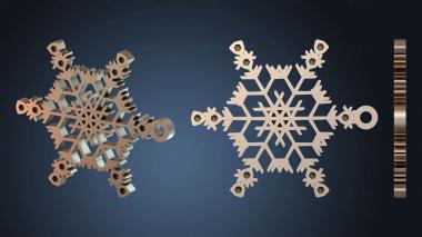 3D модель Снежинка крошечная (STL)