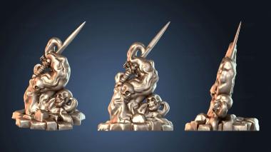 3D модель Оружие Духа зазубренное (STL)