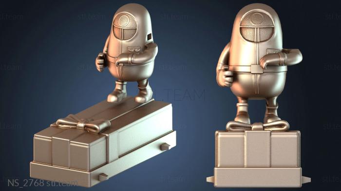 Нестандарт Squid Game Fall Guys Skin Rubim Agent