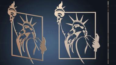 3D модель Статуя Свободы (STL)