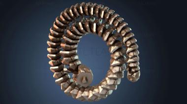3D model Stone Naja (STL)