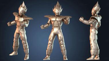 3D модель Term Rey Vegeta Cuerpo (STL)