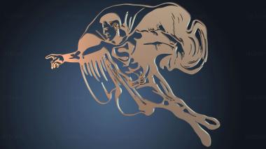 3D модель Человек-творец (STL)