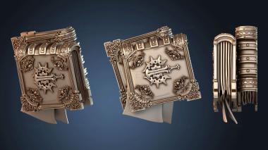 3D model The Magical Librarian Standalone Books (STL)