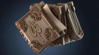 3D model The Magical Librarian Standalone Books Wonderful (STL)
