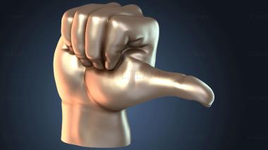 3D model The Okay Sign OK (STL)