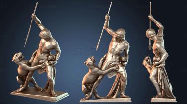 3D model The Panther Hunter Jens Adolf Jerichau Danish National Gallery (STL)