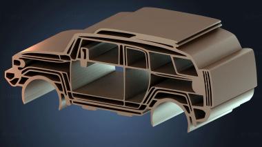 3D модель Тойота Круизер (STL)