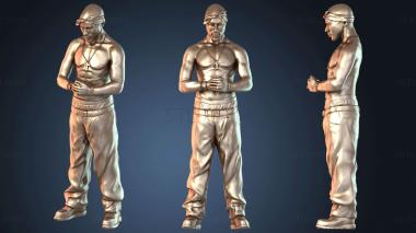 3D модель Тупак Шакур (STL)