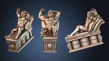 3D model Ulysses God Emperor Throne (STL)