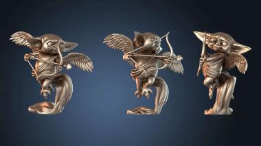 3D модель Валентинки Грогу Купидон (STL)