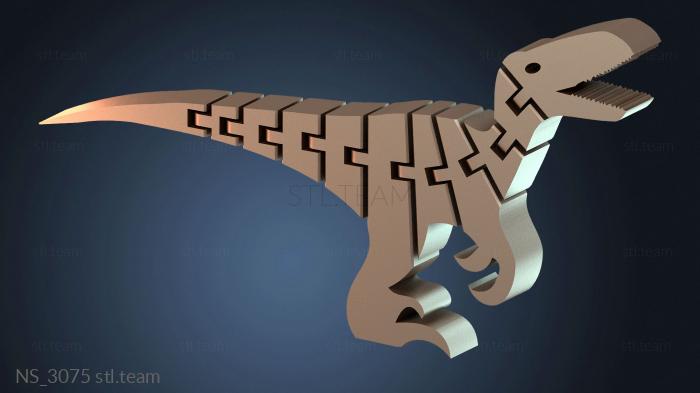 Нестандарт Велоцираптор с открытым ртом