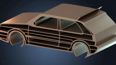 3D модель Фольксваген Гольф GTI (STL)