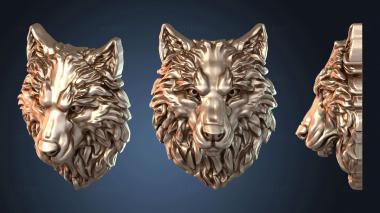 3D model Wolf Wall Decoration (STL)
