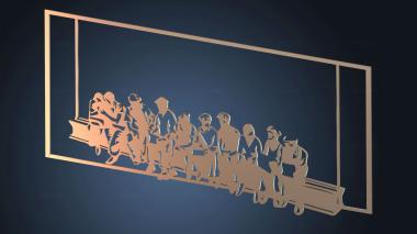 3D model Workers Lunch Scene (STL)