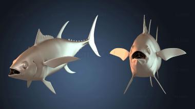 3D модель Желтоперый тунец (STL)