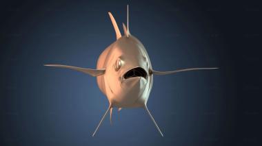 3D модель Желтоперый тунец свежий (STL)
