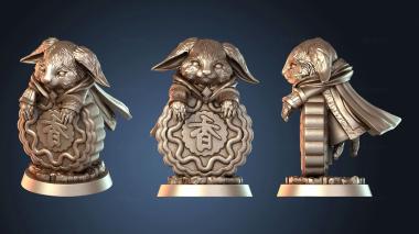 3D модель Молодые пушистые хлопчатобумажные хвостики (STL)