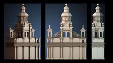 3D model Catholic Church (STL)