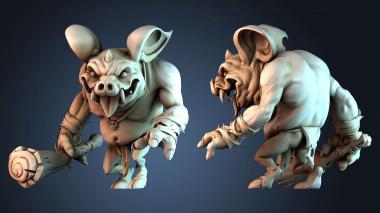 3D модель Свинья гоблин (STL)