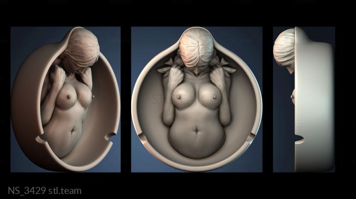 Скульптура обнаженной фигуры