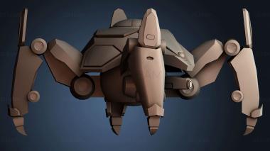 3D модель Проектирование роботизированной руки (STL)