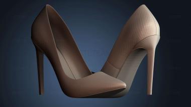 3D модель Элегантные туфли на высоком каблуке (STL)