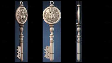 3D model Decorative Symbolic Key (STL)