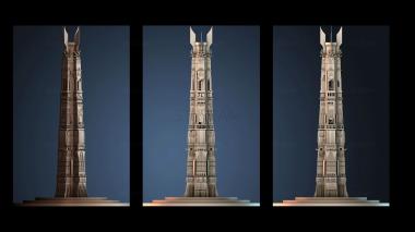 3D модель Декоративная архитектурная башня (STL)