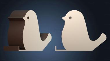 3D модель Стилизованная форма птицы (STL)