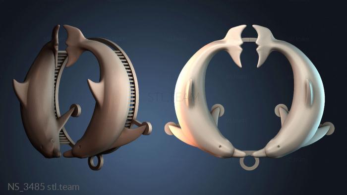 Скульптура «Объятия дельфина»