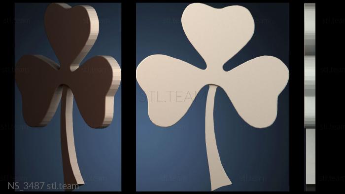 Значок символа трилистника