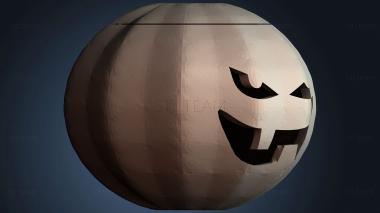 3D модель Жуткий фонарь на Хэллоуин (STL)