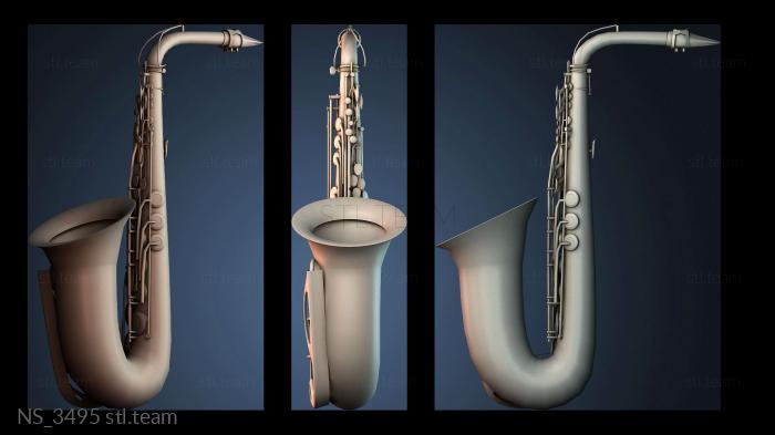 Иллюстрация дизайна саксофона